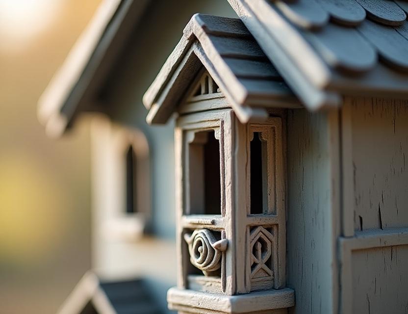 Victorian style custom birdhouse