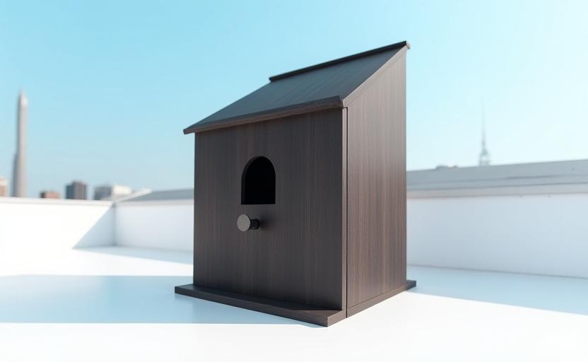 The Manhattan luxury birdhouse model